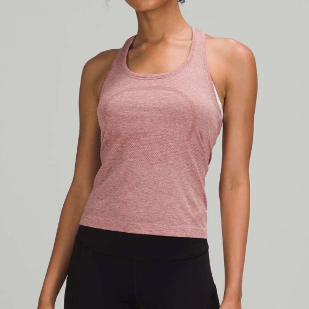 Lululemon Swiftly Tech Racerback Tank Top 2.0 *Race Length Spiced Chai Size 12